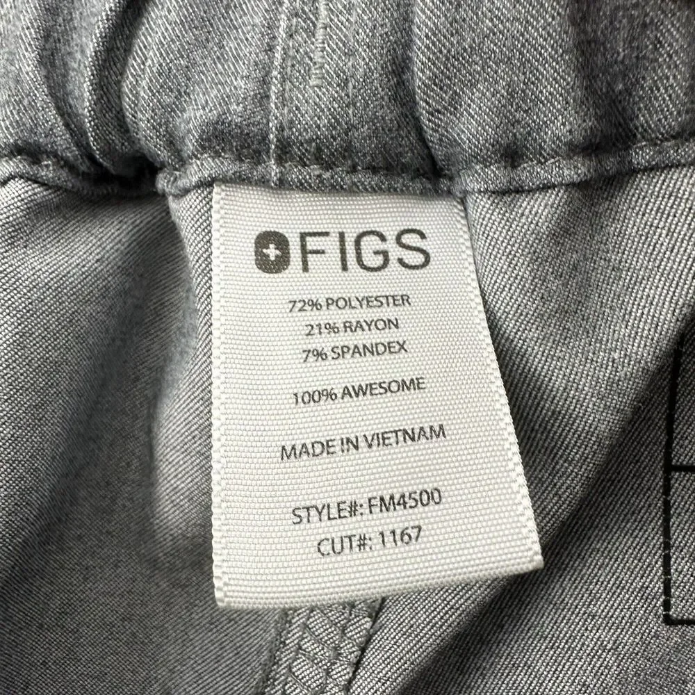 Figs Pisco Basic Scrub Pants Graphite Gray Workwear Men's‎ XS x 30